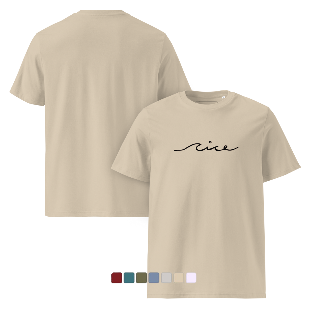 Nice Wave Basic Unisex-Bio-Baumwoll-T-Shirt