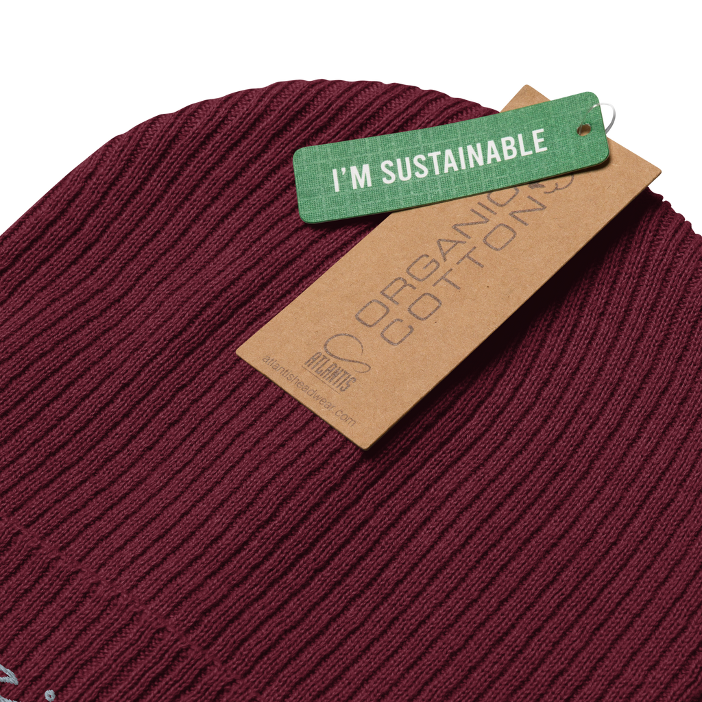 Gerippte Bio-Beanie von Nice Wave – minimalistischer Look in Naturtönen, inspiriert vom Surf-, Skate- & Vanlife-Lifestyle. Weich, warm und nachhaltig gefertigt