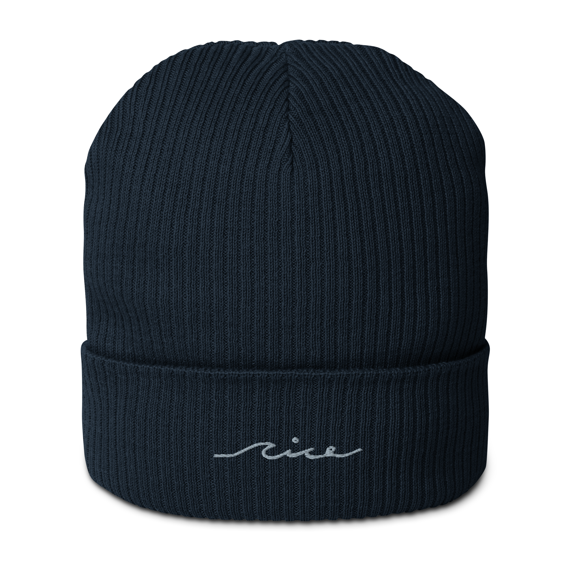 Gerippte Bio-Beanie von Nice Wave – minimalistischer Look in Naturtönen, inspiriert vom Surf-, Skate- & Vanlife-Lifestyle. Weich, warm und nachhaltig gefertigt